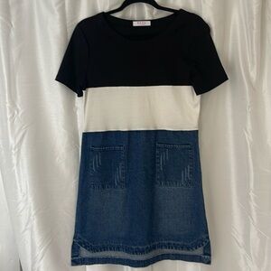 Multiflora popular Asian designer mini dress or top NEW without tag